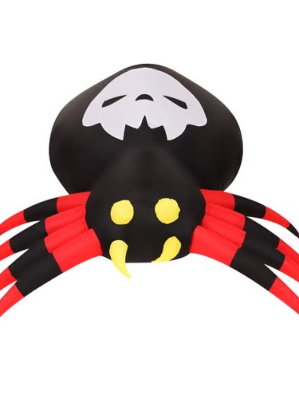 NEW Haunted Hill Farm 6-ft. Wide Spider Blow Up Decoration with Disco Lights